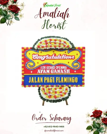 Sewa Papan Bunga Terusan Baru